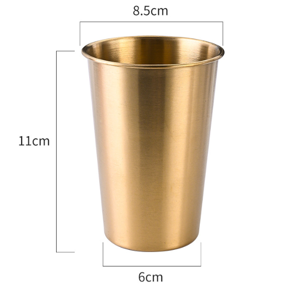 Stainless Steel Single Layer Handy Drinking Cup