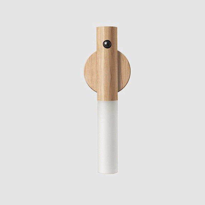 Magnetic Wood LED Night Light with PIR Motion Sensor