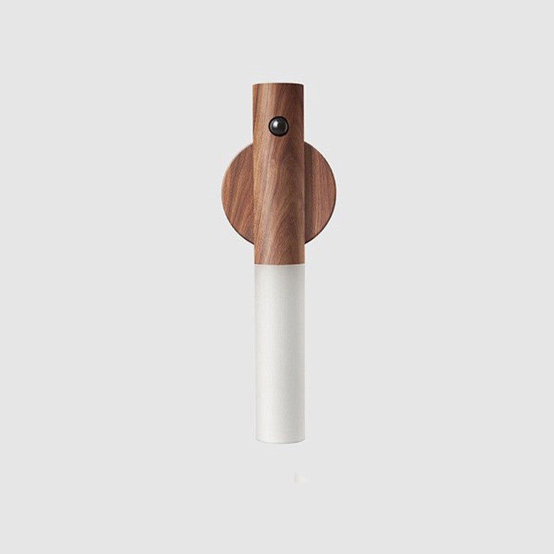 Magnetic Wood LED Night Light with PIR Motion Sensor