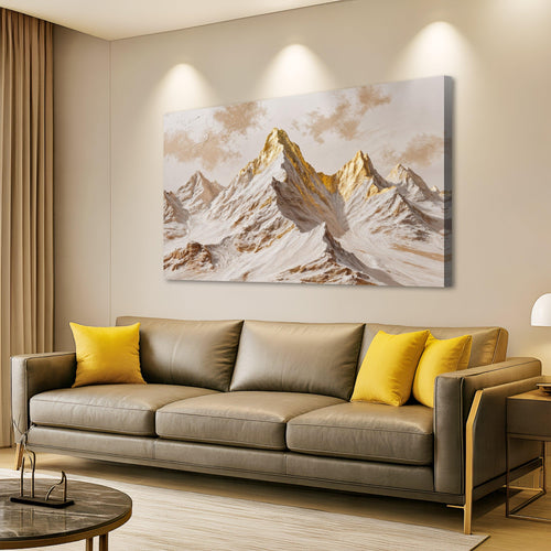 Bring the mountains home — the golden landscape art that makes any wall feel expansive