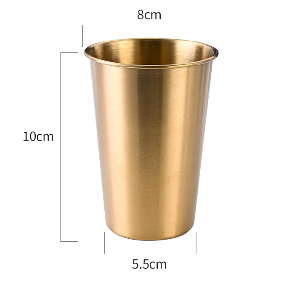 Stainless Steel Single Layer Handy Drinking Cup