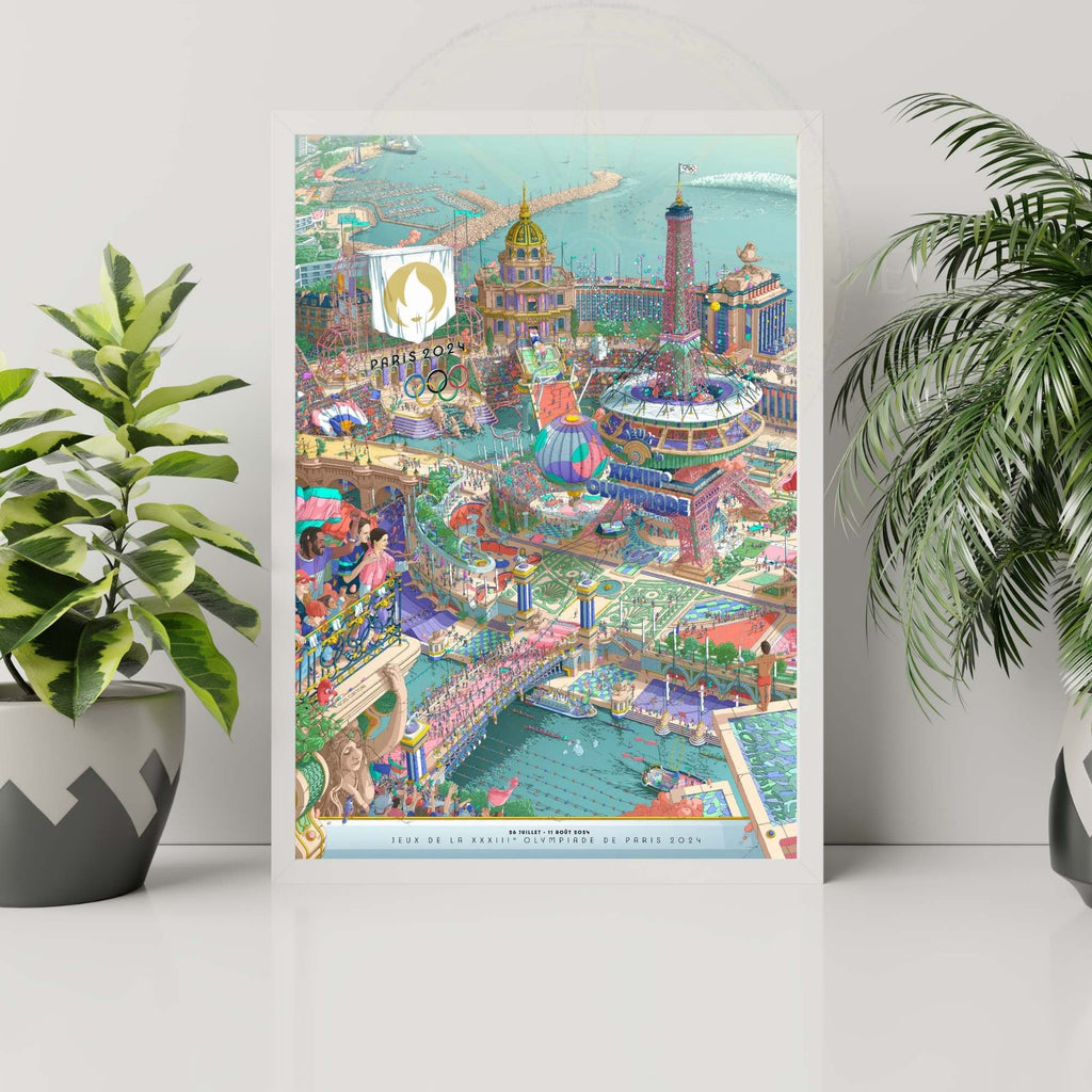 Affiche JO 2024 | Affiche jeux Olympiques Paris 2024