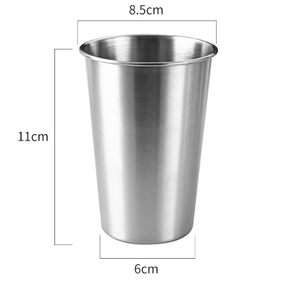 Stainless Steel Single Layer Handy Drinking Cup