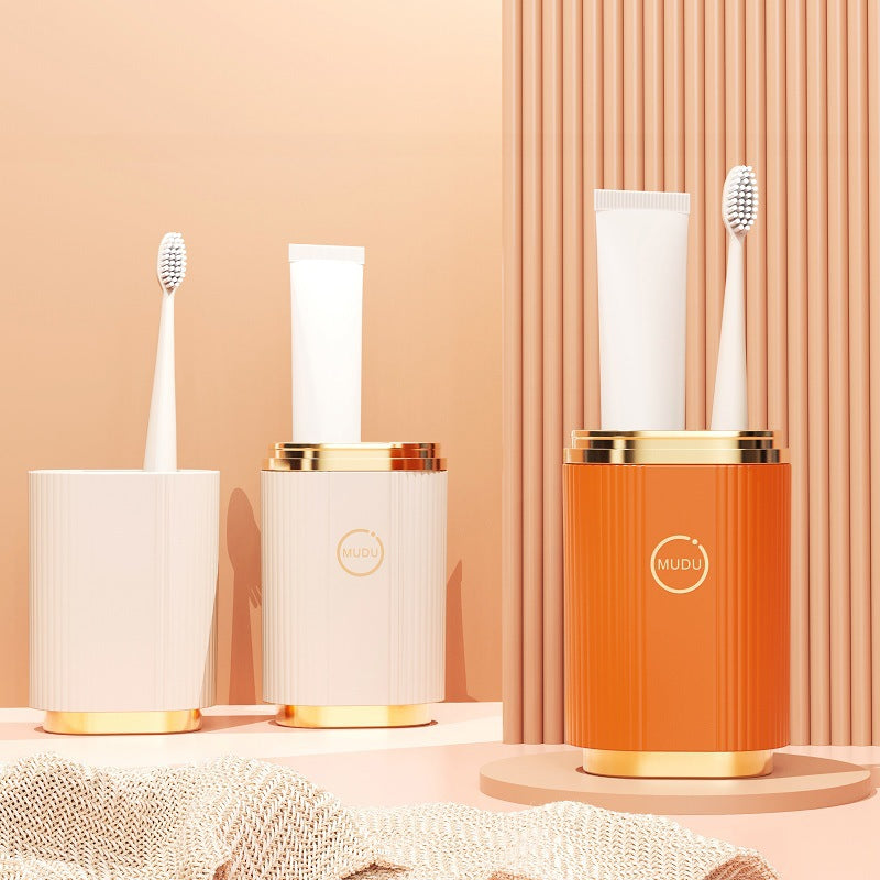 Portable Travel Toiletry Set with Toothbrush Holder