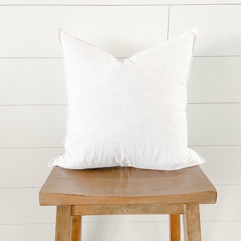 18x18" Luxury Goose Down Feather Pillow Insert