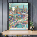 Affiche JO 2024 | Affiche jeux Olympiques Paris 2024