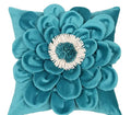 3D Daisy Flower Velvet Pillowcase with Hidden Zipper