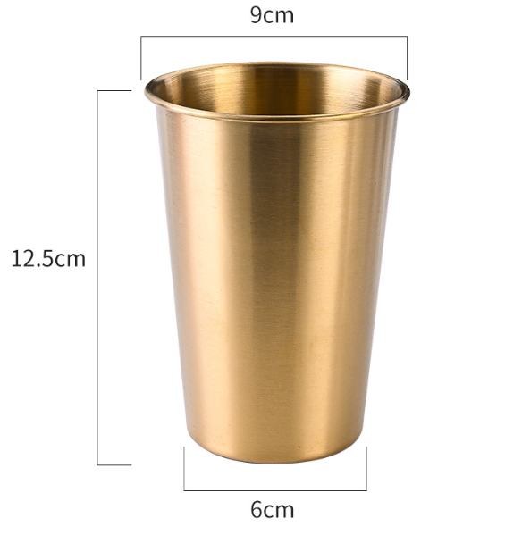 Stainless Steel Single Layer Handy Drinking Cup