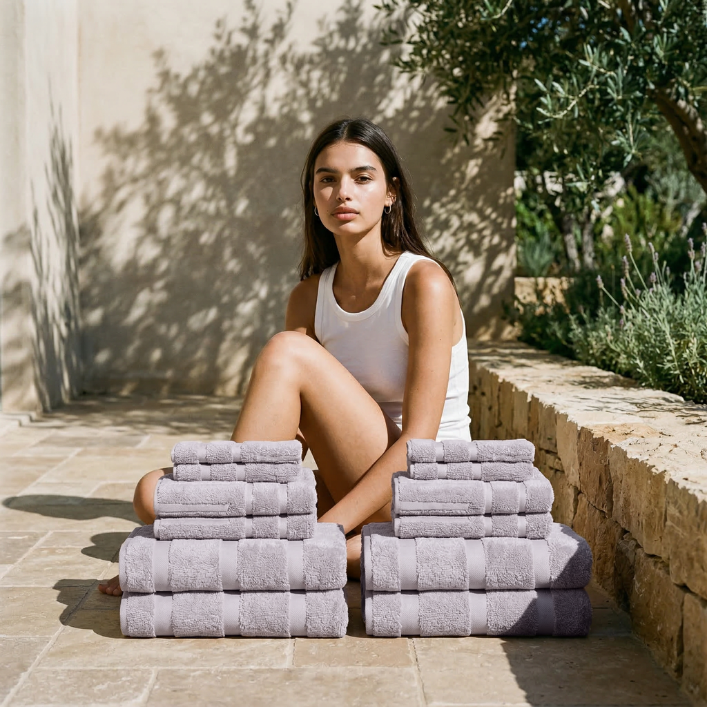 Step out of the shower into cloud-like softness — the 600 GSM Australian cotton towels that make every bathroom feel like a spa