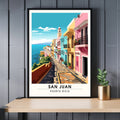 Impression San Juan, Porto Rico | Affiche de Voyage San Juan | Affiche Porto Rico