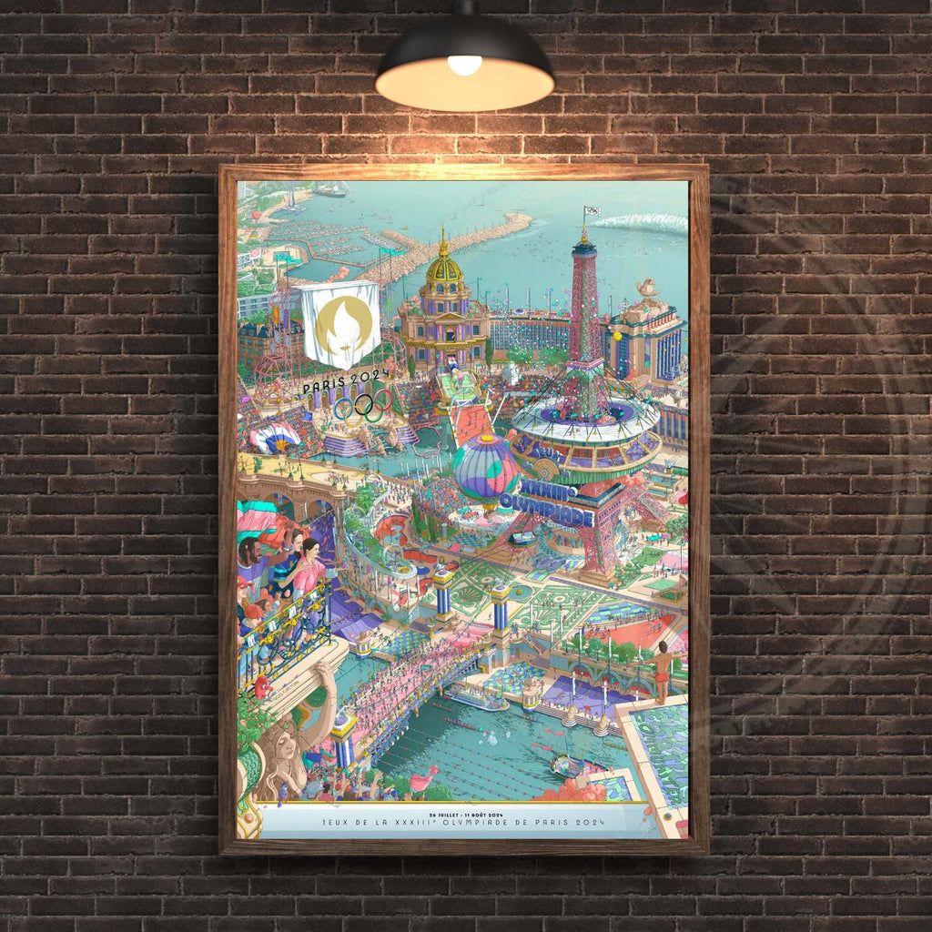 Affiche JO 2024 | Affiche jeux Olympiques Paris 2024