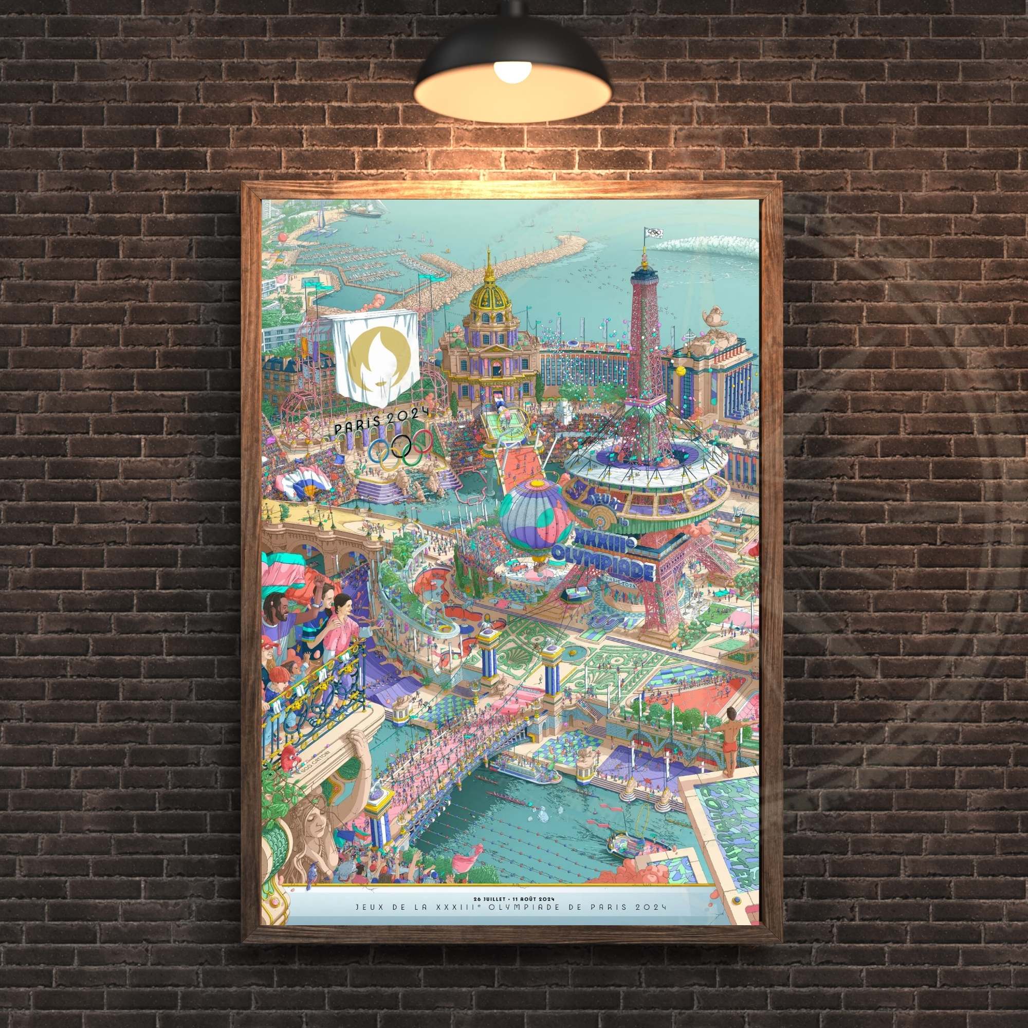Affiche JO 2024 | Affiche jeux Olympiques Paris 2024