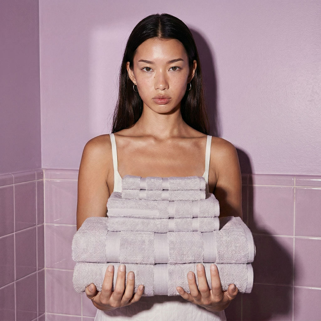 Step out of the shower into cloud-like softness — the 600 GSM Australian cotton towels that make every bathroom feel like a spa